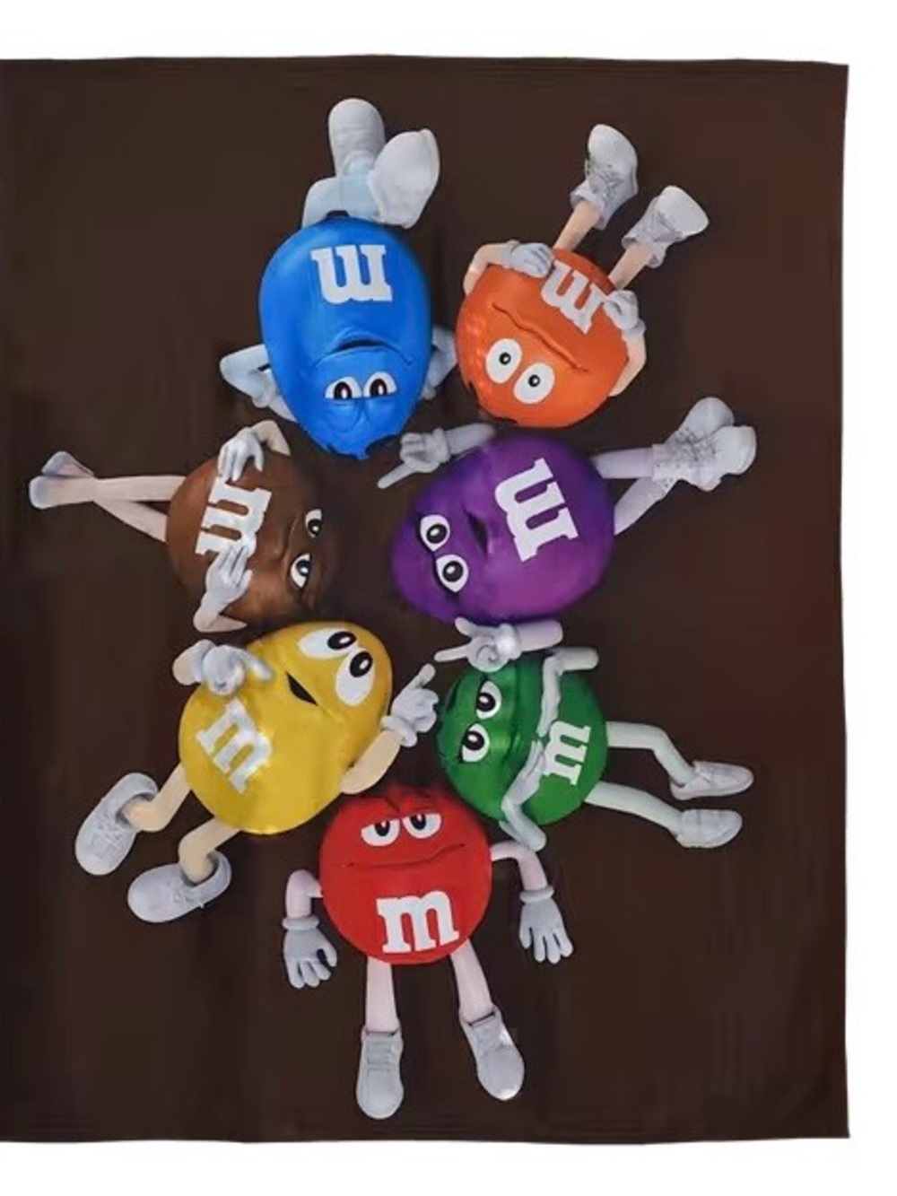 M&M'S NWT 50"x 60" Throw Blanket